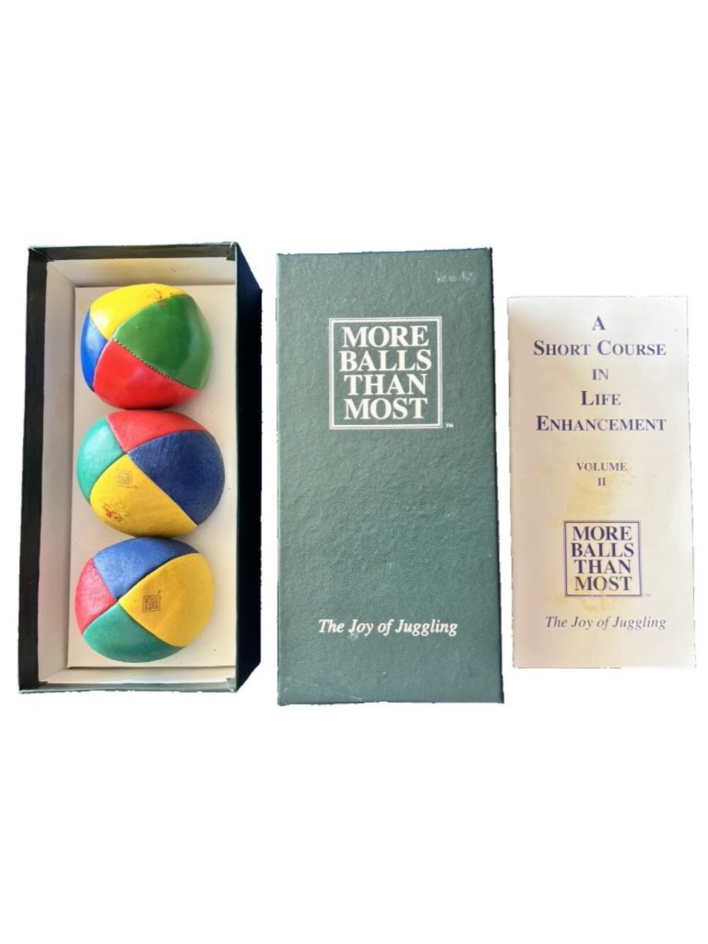 Vintage More Balls Than Most Juggling Ball Kit in Original Box With Booklet 1990